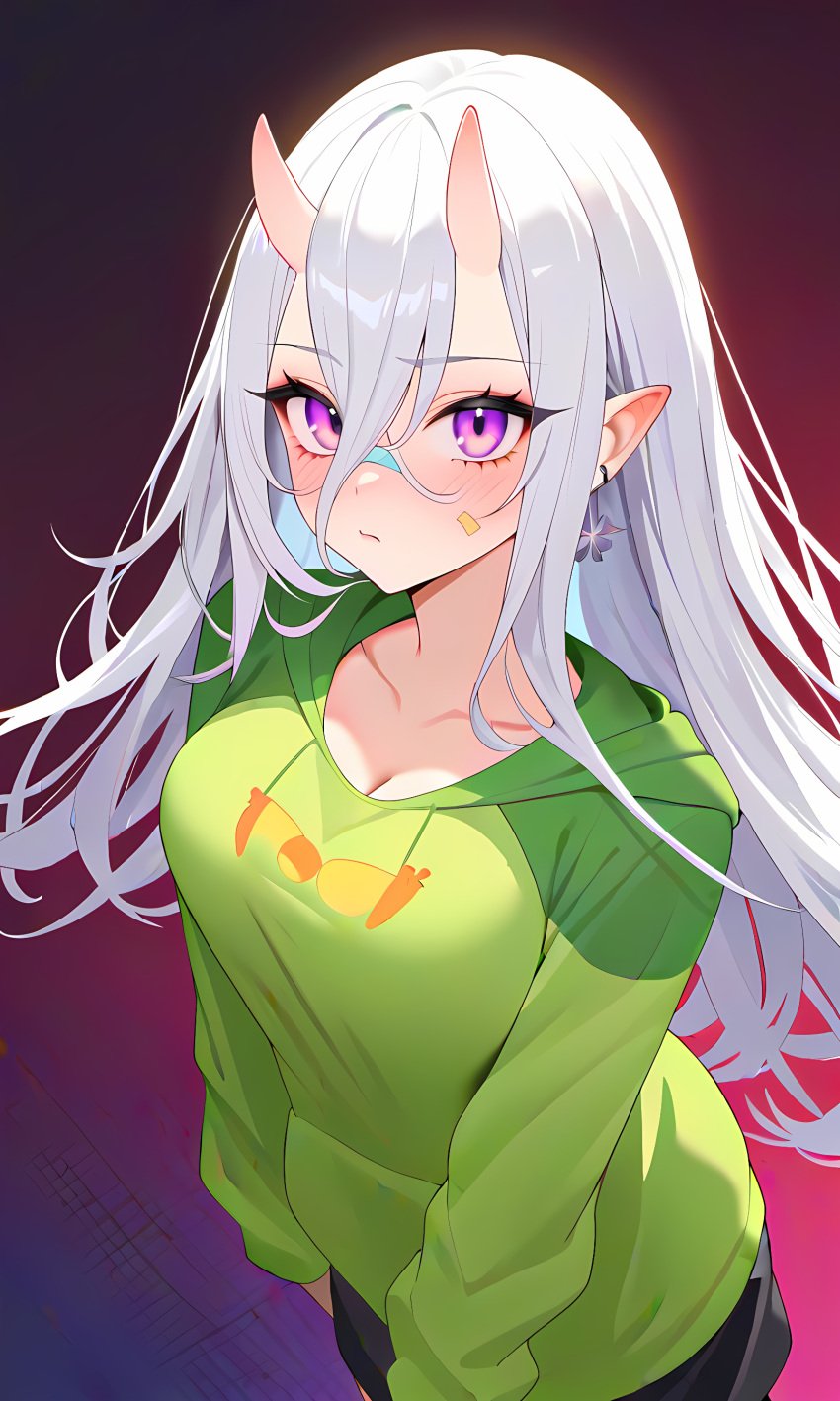 ai_generated atuqai big_breasts female long_hair oni_horns purple_eyes rawr_rina virtual_youtuber vtuber white_hair