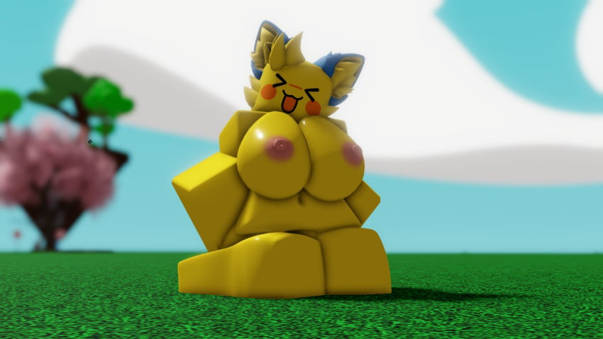 1girls 3d :d big_boobs big_breasts blush breasts_out cloud cute female female_focus female_only fully_nude fur furry furry_ears grass hair_tuft image lilix_rr34 naked naked_female nipples no_watermark noob nude nude_female on_knees open_mouth outdoors outside pink_nipples roblox roblox_game robloxian rule_63 shadow sky slap_battles solo tree trees yellow_body yellow_ears yellow_hair yellow_skin