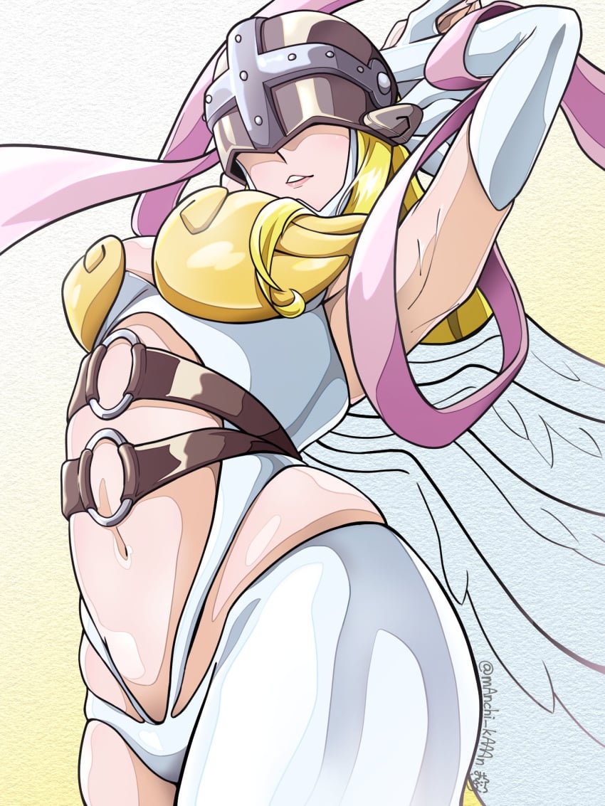 1girls angewomon digimon digimon_(species) female female_only manchi_kaaan