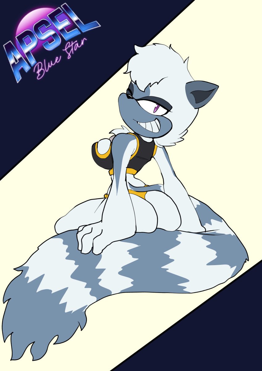 1girls apsel_bluestar female solo solo_female sonic_(series) sonic_the_hedgehog_(series) tagme tangle_the_lemur