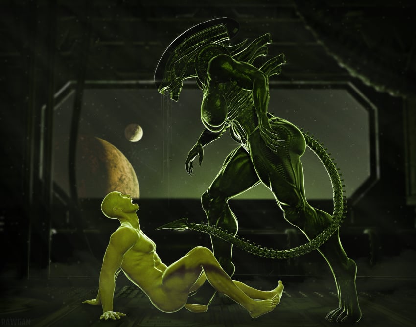 3d 3d_(artwork) abuse alien alien_(franchise) ballbusting black_skin castration caught cbt cock_and_ball_torture dangerous dominant_female emotionless female female_xenomorph horror horror_(theme) human humanoid larger_female long_tail lying_on_back lying_on_ground male male/female male_ryona monster muscular muscular_female muscular_male open_mouth pain planet sadism sadistic saliva screaming sharp_claws sharp_tail sharp_teeth size_difference smaller_male space spaceship stepping stepping_on_balls stomping submissive_male sun torture window xenomorph