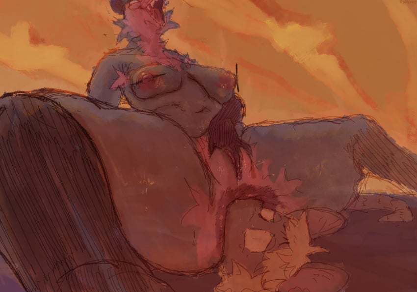 american_opossum anal anthro armpit_hair big_breasts bodily_fluids body_hair breasts desamistesae_fafratarello_flumendo_styx duo female hi_res male male/female mammal marsupial masturbation musk muzzle_in_anus nipple_piercing nipples open_mouth oral piercing rimming sex slightly_chubby smashmat steam sweat thick_thighs waylon_(thecosmicwolf33)