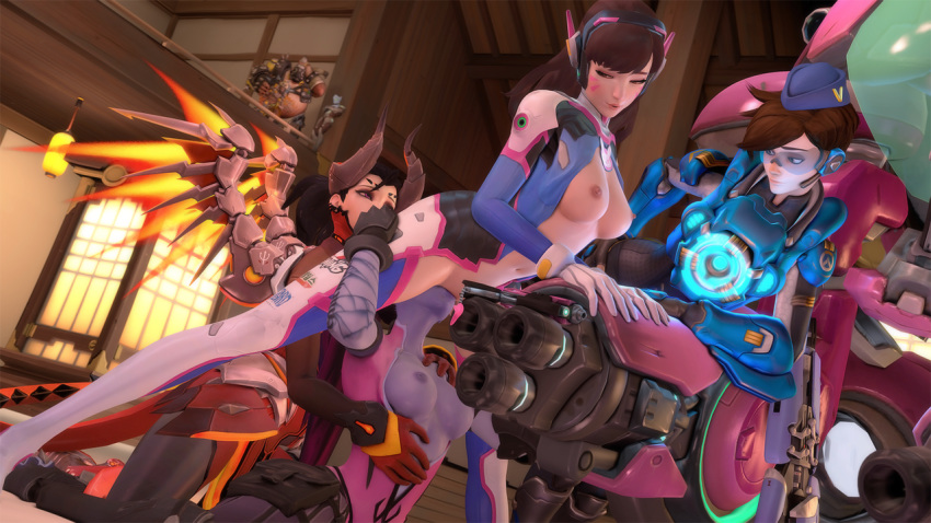 Cadet Oxton (Overwatch) Rule 34 Image