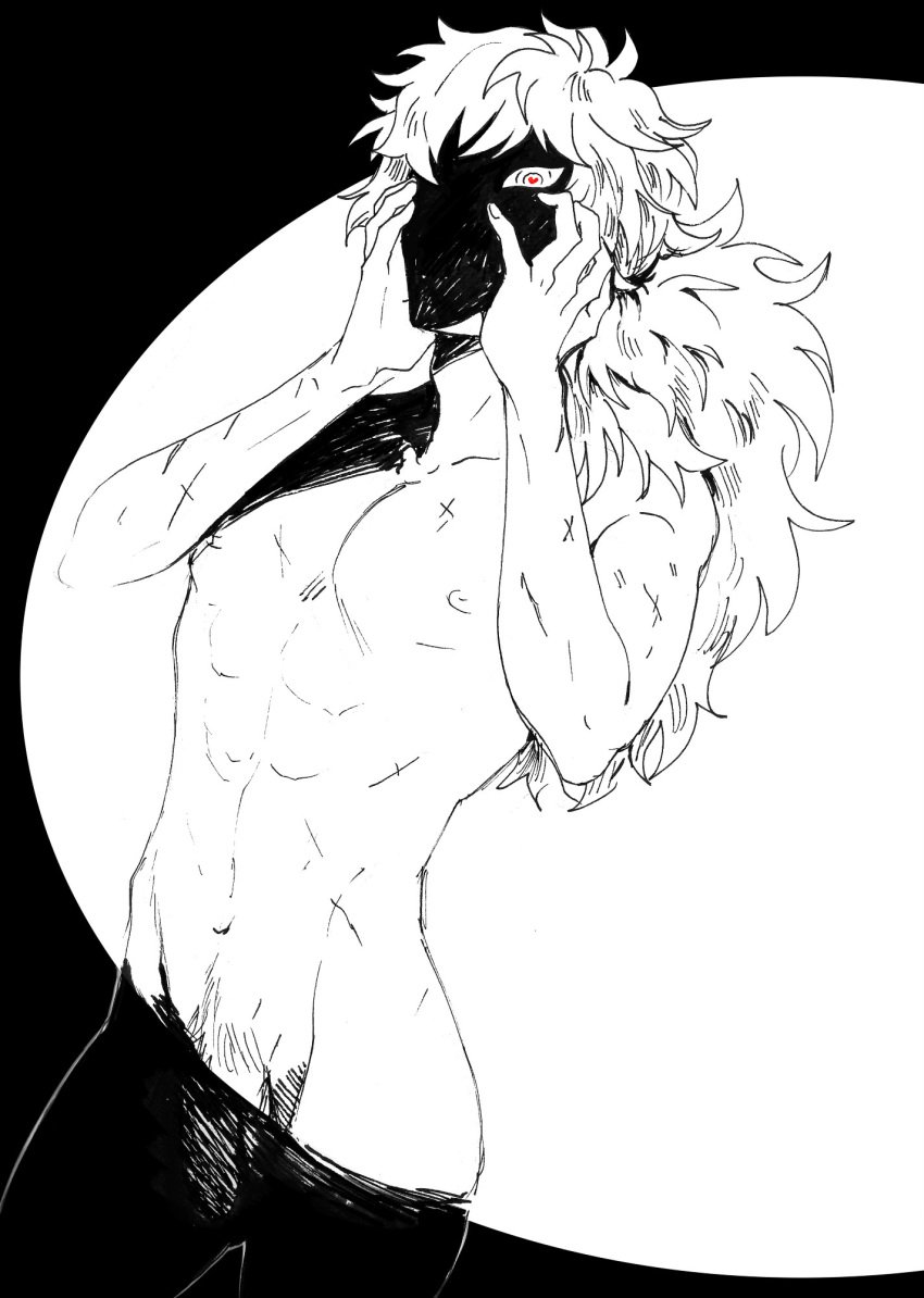 completely_nude male male_focus rook_hunt ryuichirouart solo_male twisted_wonderland