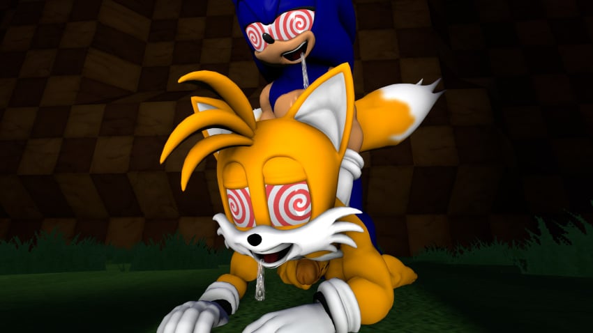 2boys 3d anal anal_sex anal_sex anthro drool drool_string drooling erection furry gay gloves green_hill_zone hedgehog male male/male male_only mind_control open_mouth outdoors penis red_eyes sex sfm smile sonic_(series) sonic_the_hedgehog sonic_the_hedgehog_(series) source_filmmaker spiral_eyes supaphreak tail tails tails_the_fox yaoi