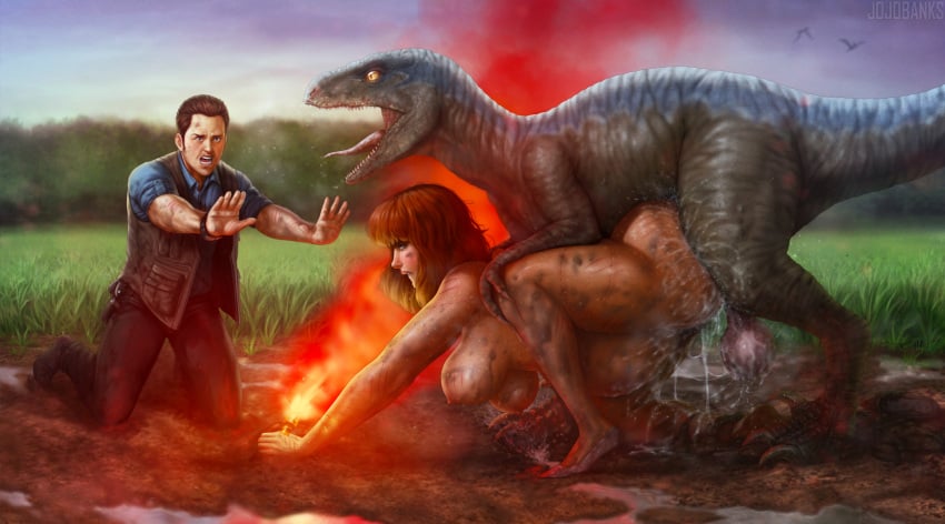 bangs big_ass big_balls big_belly big_breasts bite_marks biting_lip blue_(jurassic_world) blush blush claire_dearing cum cum_in_pussy cum_in_pussy cum_inside cum_leaking cum_on_ass cum_on_body cum_string dinosaur dirt dirty doggy_style flies flies_for_smell forced freckles freckles_on_ass freckles_on_breasts freckles_on_face freckles_on_shoulders high_heels jojobanks jurassic_park jurassic_world lipstick messy_hair mud muddy owen_grady pubic_hair public public_nudity public_sex red_hair scars scat sharp_claws sharp_teeth side_view stomach_bulge sweat sweatdrop sweating sweaty thick thick_ass thick_legs thick_thighs tongue tongue_out velociraptor voluptuous voluptuous_female