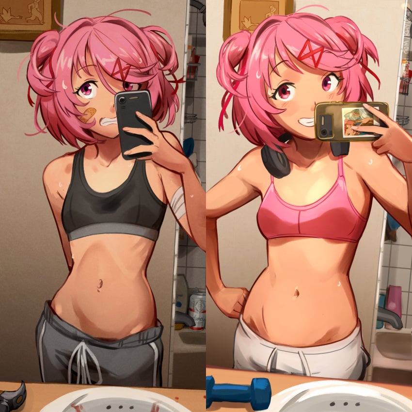 Natsuki (Doki Doki Literature Club) Rule 34 Image