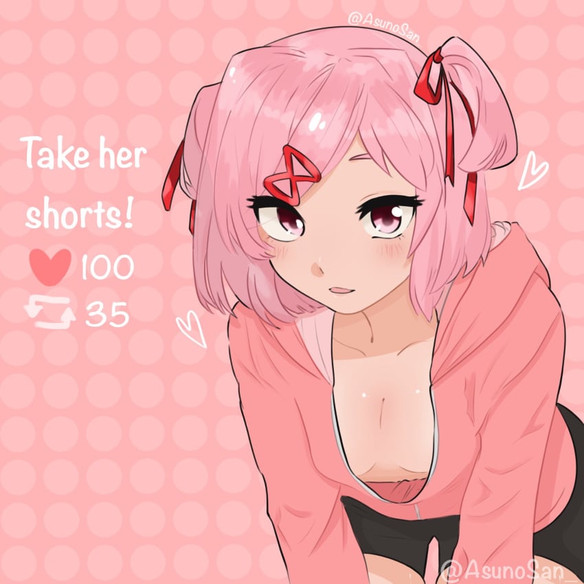 Natsuki (Doki Doki Literature Club) Rule 34 Image