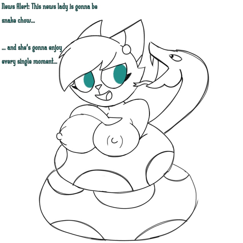 1:1 2girls animal_humanoid anthro anthro_on_feral areola big_areola big_breasts big_ears big_eyes big_iris big_mouth_(anatomy) big_nipples black_and_white breasts cat_humanoid cheek_tuft delia_(ajmarekart) dialogue digital_drawing_(artwork) digital_media_(artwork) domestic_cat duo earpiece ellipsis english_text eyelashes facial_tuft fangs felid felid_humanoid feline feline_humanoid felis female female/female female_on_anthro female_on_feral female_only feral forked_tongue fur fur_tuft green_eyes green_text head_tuft hi_res humanoid imminent_vore iris looking_at_another looking_at_partner mammal mammal_humanoid markings mature mature_anthro mature_female mature_woman milf monochrome murphy_and_mitzi nipples no_pupils nude nude_anthro nude_female nude_feral open_mouth open_smile prick_ears puffy_areola reptile rupie_(artist) scales scalie smile snake snake_vore spot_color spots spotted_body squeezing strangling teeth text tongue tongue_out tuft vore zoophilia