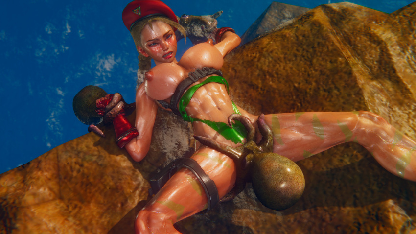 breasts cammy_white cunnilingus octopus rock street_fighter sucking zoophilia