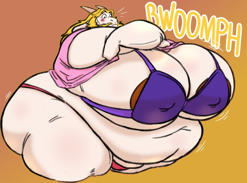 1boy asgore_dreemurr big_breasts busty busty_boy daddy dilf eth huge_breasts male male_boobs male_breasts male_only male_tits male_with_breasts morbidly_obese morbidly_obese_male obese obese_male solo solo_male