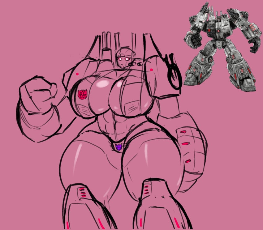 abs big_breasts boob_window breasts child_bearing_hips curvy curvy_figure enormous_breasts huge_breasts large_breasts massive_breasts metroplex muscular muscular_female reference_image robot robot_girl rule_63 small_panties stormkinght thick_thighs transformers transformers:fall_of_cybertron voluptuous voluptuous_female