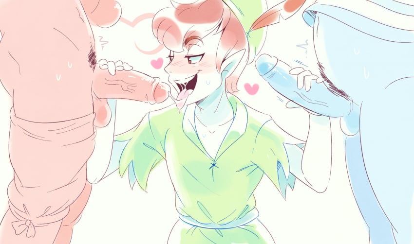 3boys blowjob blowjob_face captain_hook cum cum_in_mouth cum_inside disney fellatio gay handjob handjob_while_sucking irrumatio masturbating_during_fellatio masturbation oral oral_sex peter_pan peter_pan_(character) sloppy sloppy_blowjob slutboy smee sucking sucking_penis threesome threesome_blowjob tongue_out tongue_out_blowjob yaoi