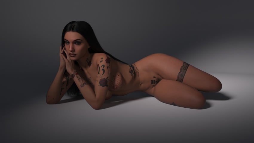 cyberpunk_2077 daz3d daz_studio judy_alvarez long_hair snowchild3d