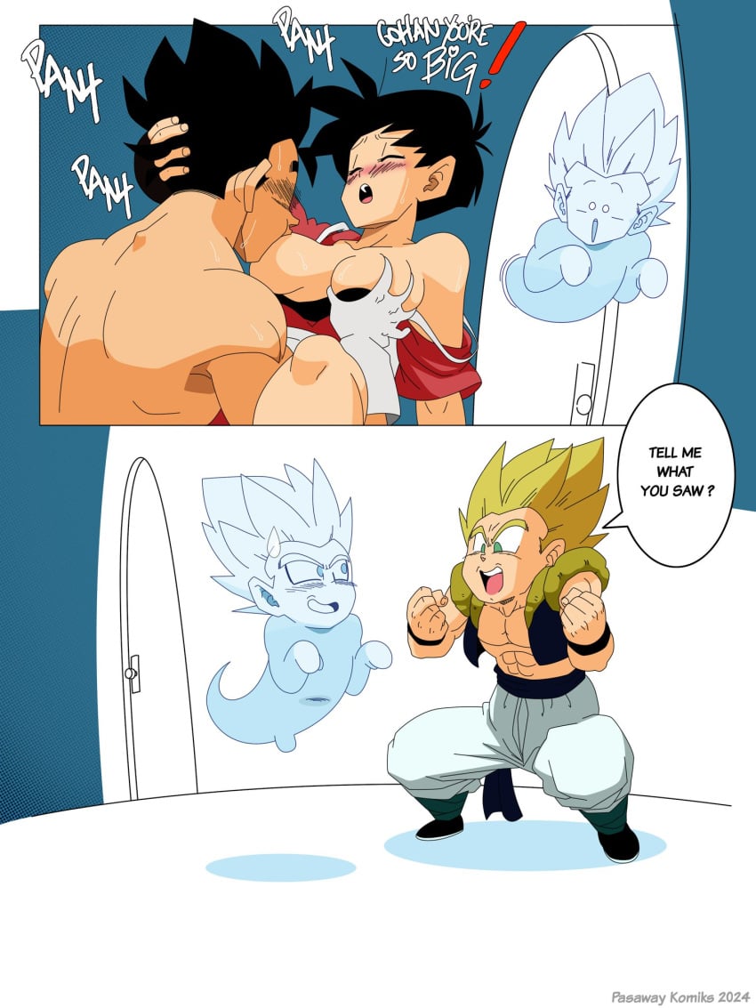 dragon_ball dragon_ball_z gotenks pasawaykomiks son_gohan tagme videl