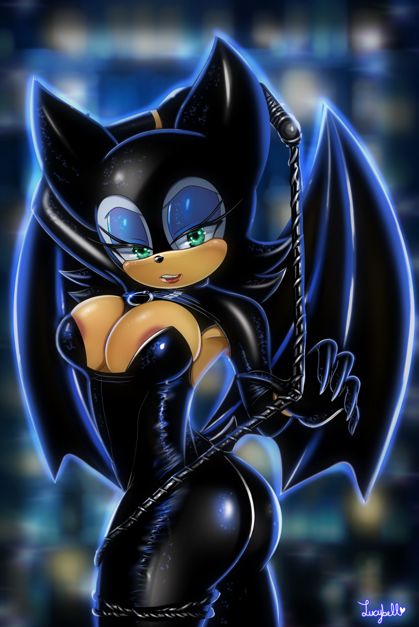 absurd_res anthro bat female hi_res lucyfairypink mammal rouge_the_bat sega solo sonic_(series) sonic_the_hedgehog_(series)