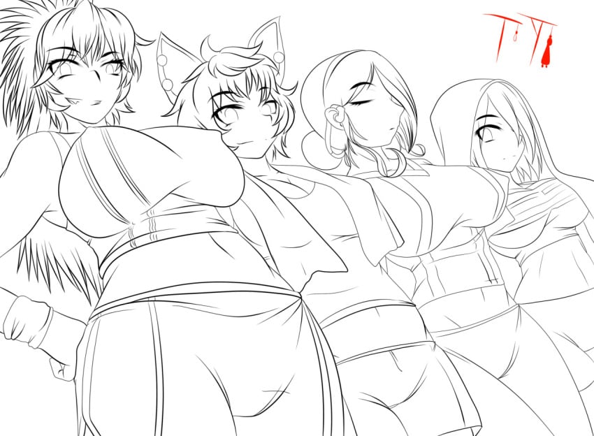 4girls Rule 34 Image