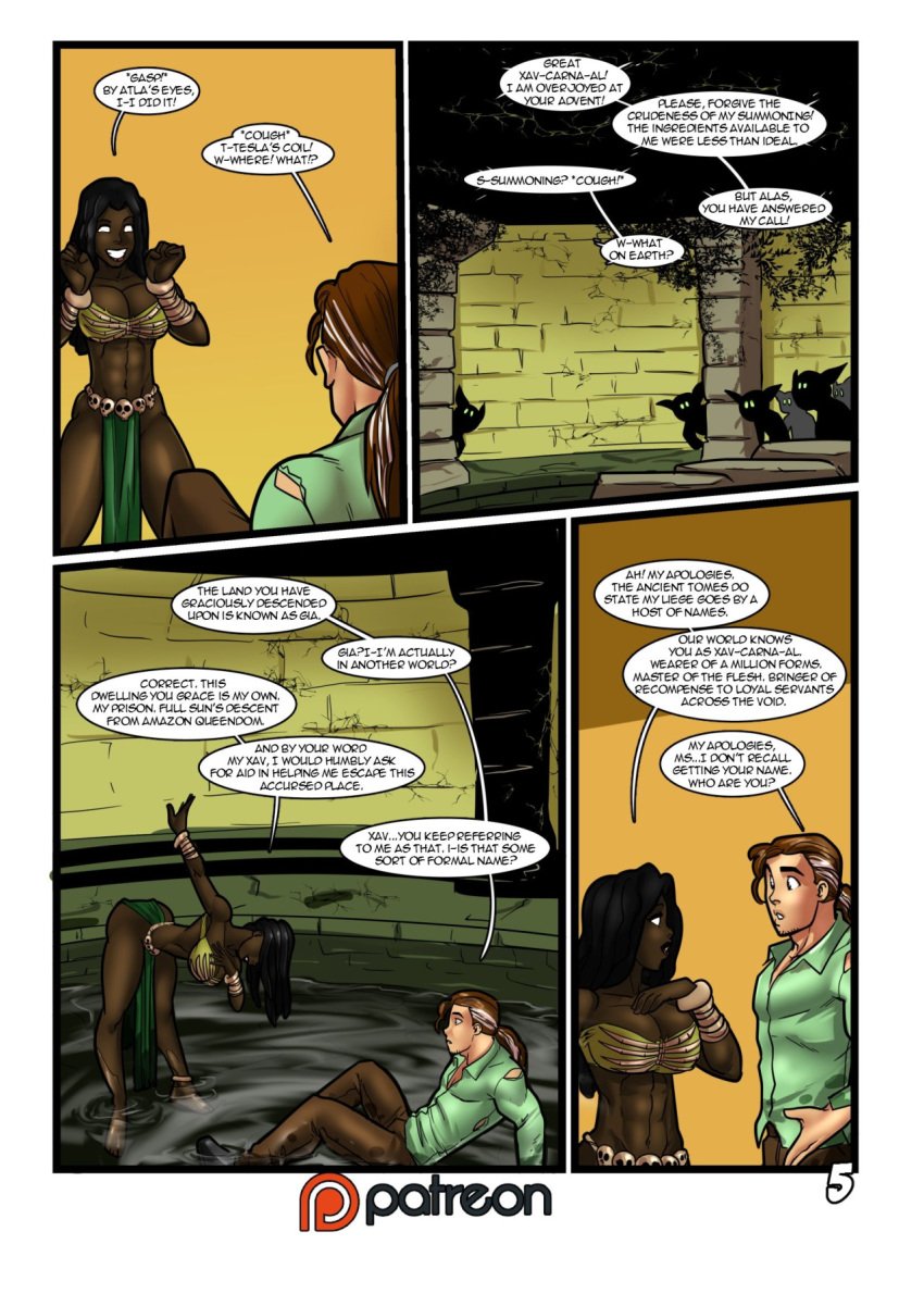 comic dark-skinned_female dark_skin female hero_tales interracial male malesande page_5 rabies-t-lagomorph sampson