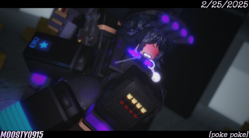 1girls 1other 2025 3d armband ass ass_focus background_character beanie big_ass black_beanie black_clothing black_gloves black_hair black_hat black_shorts blush clothed clothed_female dated decaying_winter discord_tag disembodied_arms eru_scout_(decaying_winter) eyebrows_visible_through_hair female female_only fingerless_gloves fur_trim gloves grabbing_ass hat letterbox letterboxed looking_at_viewer lulu_(caffinatedbuns) moosty night_vision_goggles original_character pantyhose purple_armband radio radio_antenna roblox roblox_game robloxian short_hair shorts shotgun_shell shotgun_shells solo standing surprised surprised_expression tactical_gear tan-skinned_female tan_skin thighhighs thighs touching_ass vest