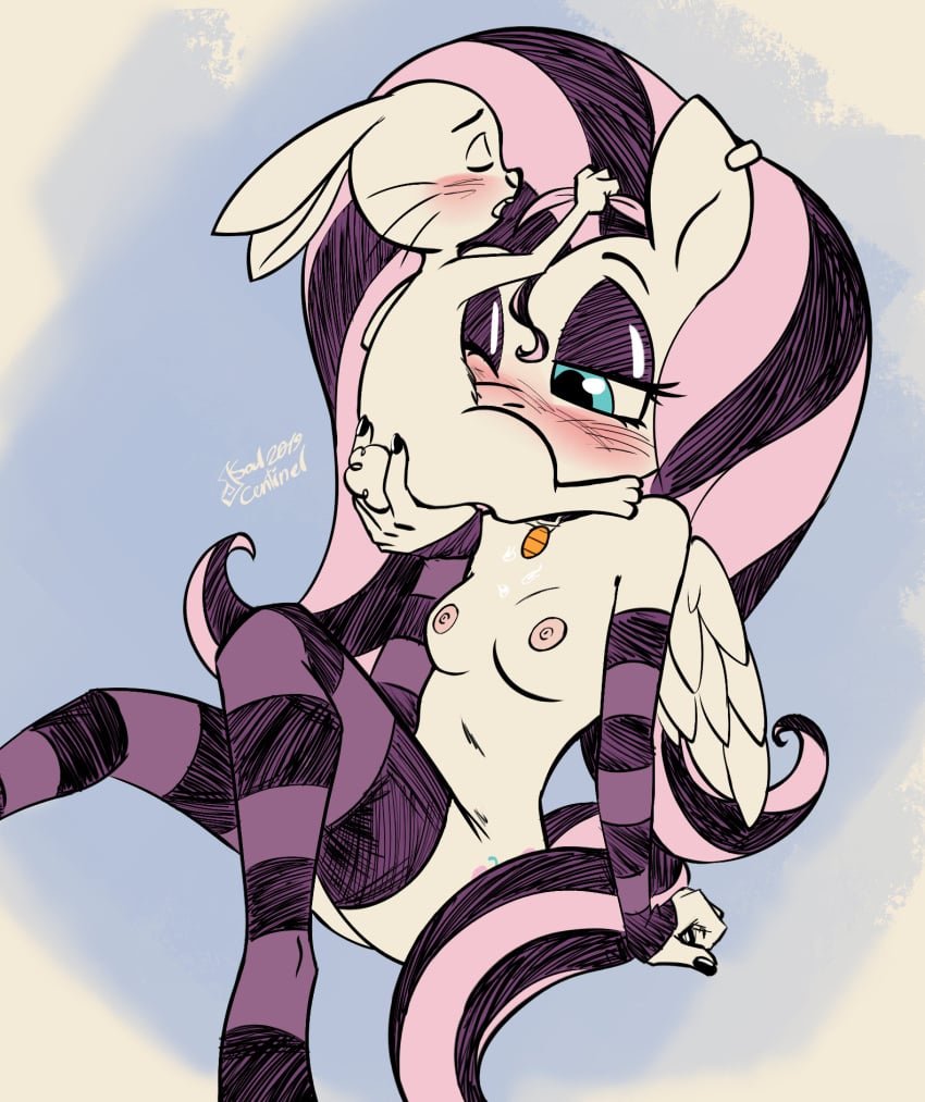 1boy 1boy1girl 1girls alternative_fashion angel_(mlp) angel_bunny anthro clothing duo face_fucking female female_penetrated feral fluttershy_(mlp) friendship_is_magic from_behind_position furniture goth hasbro male male/female male_penetrating male_penetrating_female my_little_pony oral oral_penetration penetration penile sex soulcentinel zoophilia
