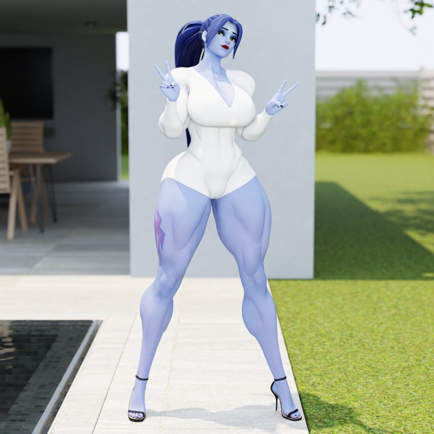 1girls 3d activision amelie_lacroix big_ass big_breasts big_thighs blizzard_entertainment blue-skinned_female blue_body blue_skin breasts bubble_ass bubble_butt bust busty chest curvaceous curves curvy curvy_figure female fit fit_female hips hourglass_figure huge_ass large_ass legs leotard mature mature_female muscular muscular_female overwatch overwatch_2 slim_waist solo thick thick_ass thick_hips thick_legs thick_thighs thighs toned toned_female voluptuous voluptuous_female vonsvaigen waist wide_hips wide_thighs widowmaker