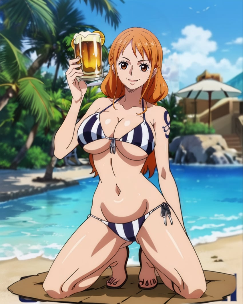 ai_generated female female_only nami_(one_piece) one_piece stickyai