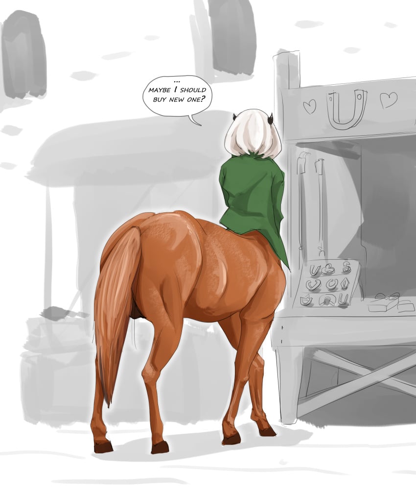 2024 @yankll_artist ass ass_focus centaur centauress horse huge_ass kerra(@yankll_artist)