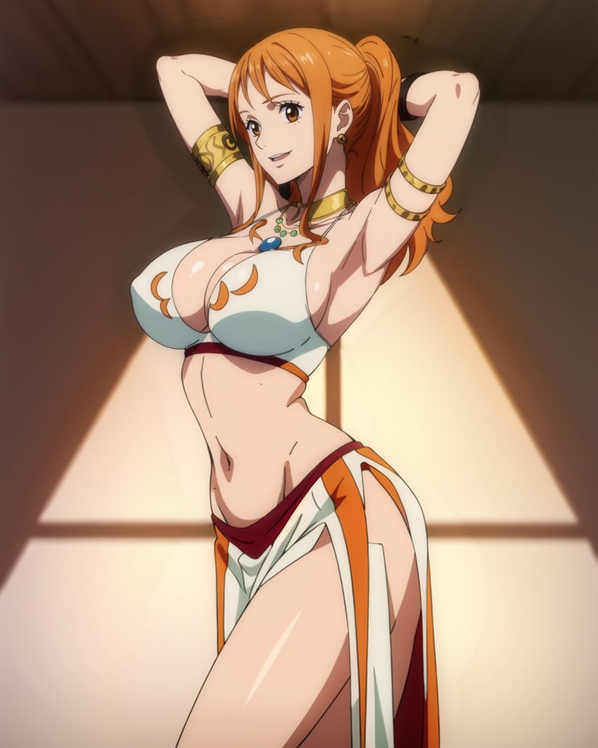 ai_generated female female_only nami_(one_piece) one_piece stickyai