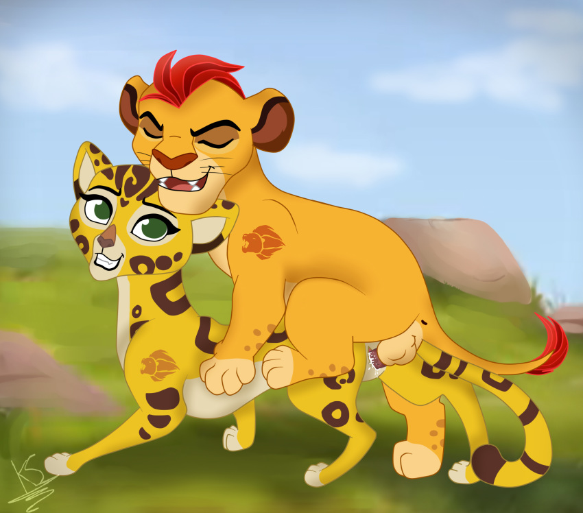 cheetah creampie cub cum cum_in_pussy cum_inside disney disney_channel disney_junior female female_feral feral fuli fuli_(tlg) interspecies kiasiri kion kion_(the_lion_guard) lion male penis pussy smile the_lion_guard the_lion_king