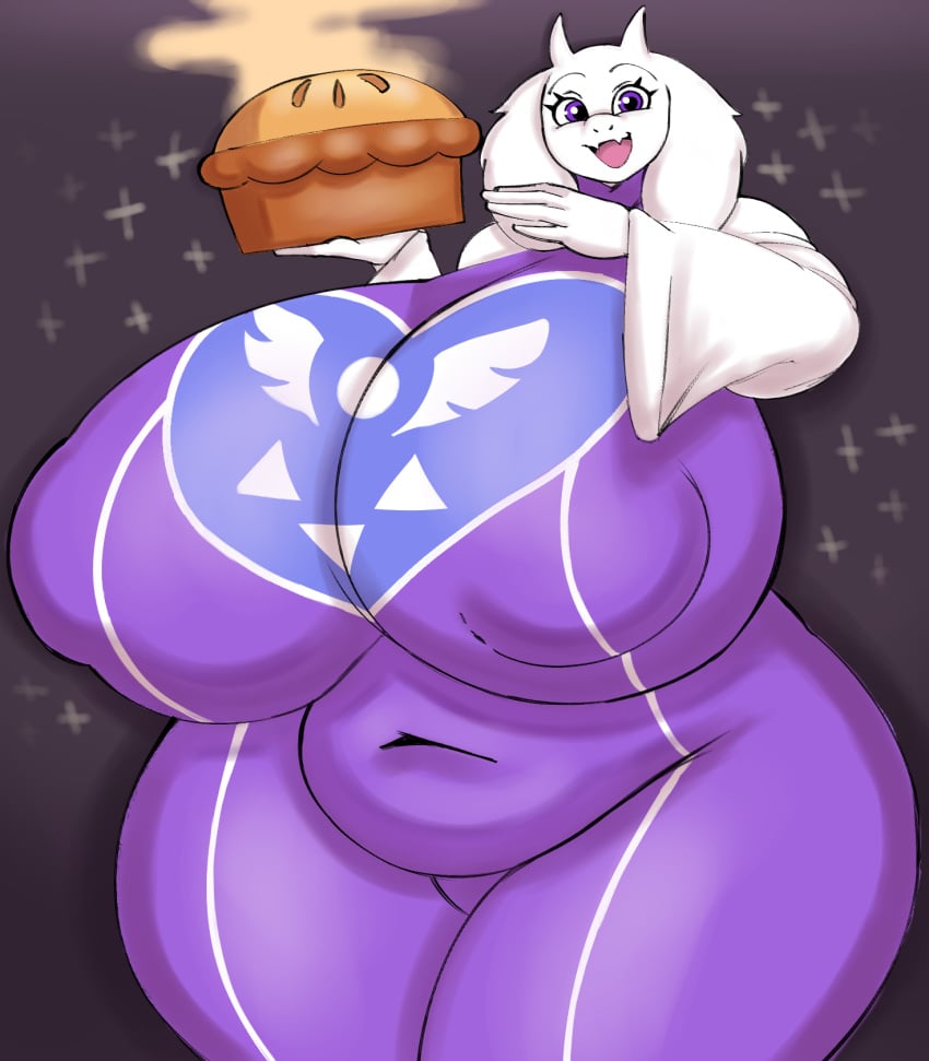 1girls artist_request big_breasts breasts deltarune female geebie33 goat_mom large_breasts solo toriel undertale