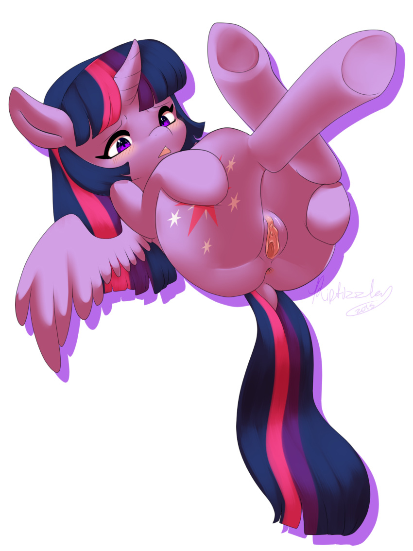 2015 alicorn alpha_channel anus ass cute cutie_mark equine feathered_wings feathers female feral friendship_is_magic hair hi_res hooves horn legs_up mammal multicolored_hair my_little_pony purple_eyes purple_feathers purple_hair pussy simple_background solo transparent_background twilight_sparkle_(mlp) two_tone_hair underhoof whitehair wings