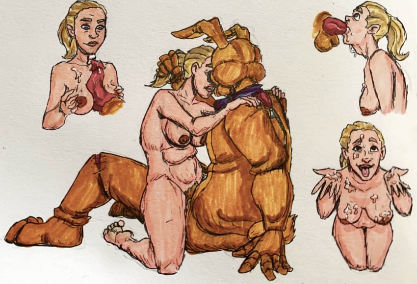 blonde_female blonde_hair blowjob boobjob bush cowgirl_position creature cum cum_on_breasts cumshot cumshot_in_mouth fazbear_frights female five_nights_at_freddy's five_nights_at_freddy's_into_the_pit fnaf into_the_pit mr_browso oswald's_mom_(fnaf) paizuri pit_spring_bonnie_(fnafitp) riding sex spring_bonnie spring_bonnie_(fnaf) springtrap springtrap_(fnaf) sucking tentacle_cock