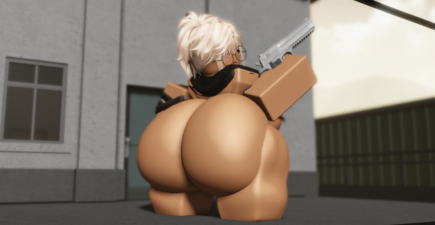 (brazilianfox) 1girls 3d anal_invitation ass big_ass big_thighs criminality desert_eagle firearm gun huge_ass made_using_roblox nude outside public_nudity roblox robloxian self_upload tagme