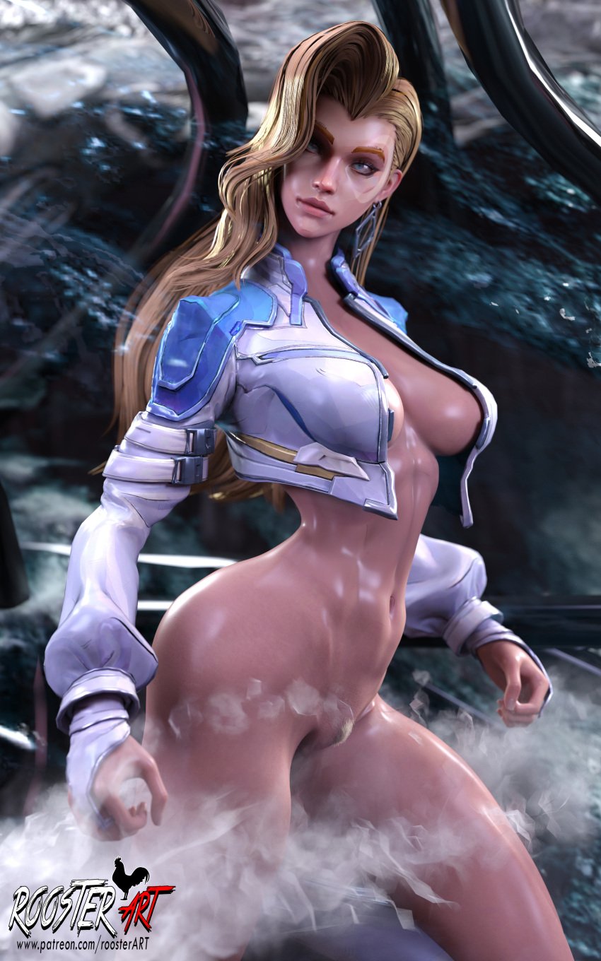 10:16 3d 3d_(artwork) 4k ass belly belly_button blonde_hair blonde_hair breasts breasts breasts dagger dagger_(marvel) dagger_(marvel_rivals) female female female_focus fit fit_female jacket jacket_open long_hair looking_up marvel marvel_rivals muscle muscles partially_clothed patreon patreon_username roosterart solo solo_female solo_focus standing video_game video_game_character