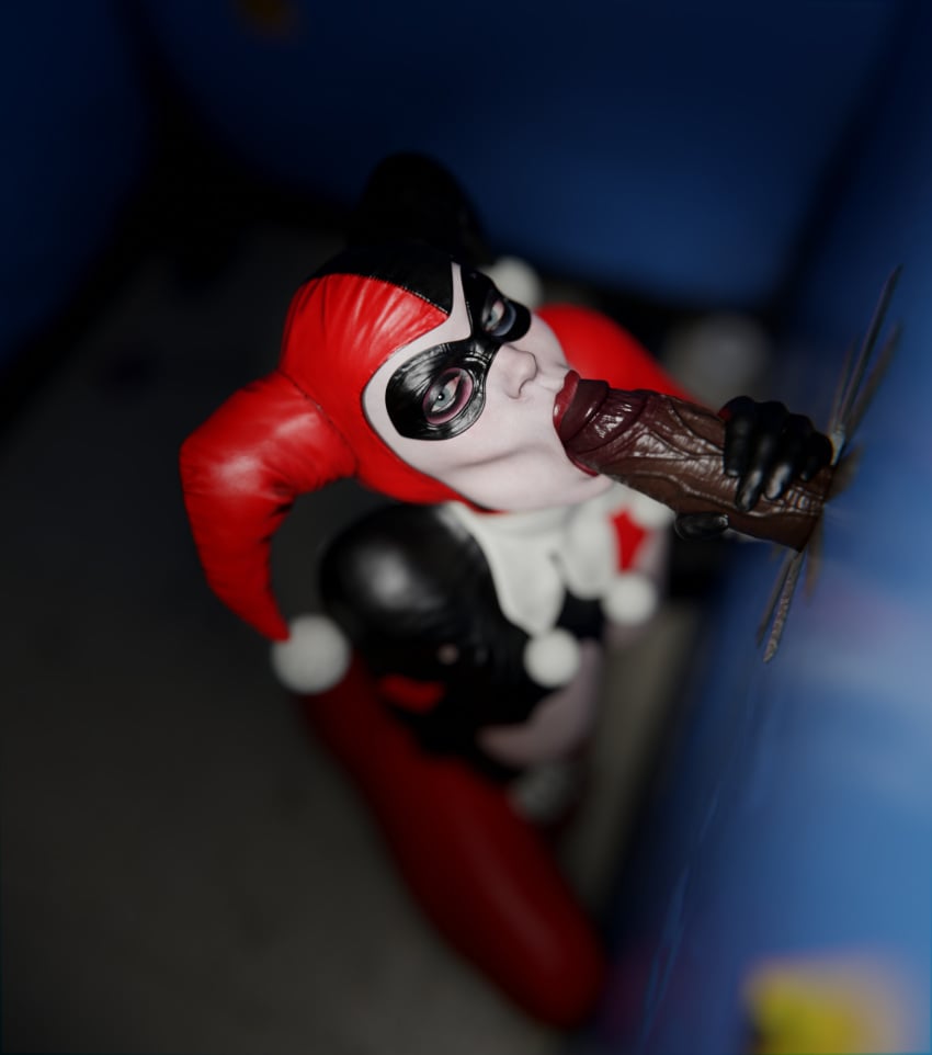 3d blowjob dark-skinned_male dc_comics glory_hole harley_quinn stephanie23