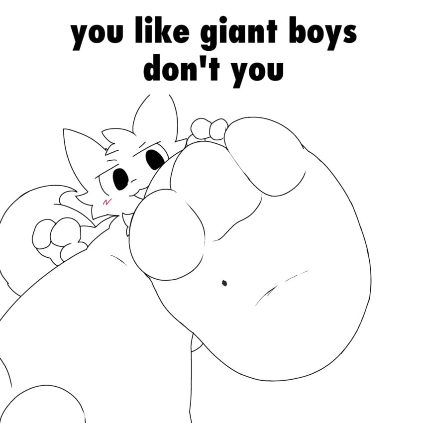 animated big_boy blush boykisser crushing feline foot_fetish furry giant_male gif macro meme micro paws