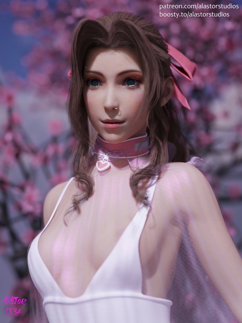 1female 1girls 3d aerith_gainsborough alastor_studios daz3d daz_studio female female_focus female_only final_fantasy final_fantasy_vii final_fantasy_vii_rebirth final_fantasy_vii_remake goddess green_eyes self_upload square_enix tagme