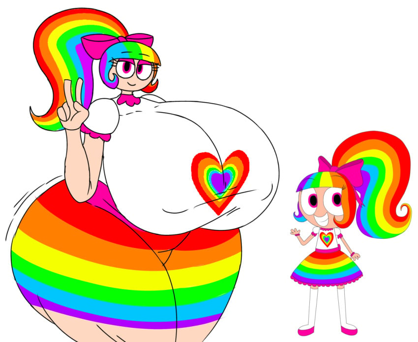 2024 ass_bigger_than_head breasts_bigger_than_head casual_nudity clothed dumptruck_ass edit edited female female_only hyper_ass hyper_breasts no_bra rainbowkitty rainbowkitty101 revealing_clothes teasing underass youtube youtuber