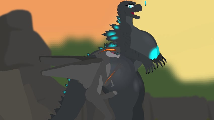 against_surface against_wall anthro ass ass_grab belly big_breasts bouncing_breast breasts_bigger_than_head chayason8 chubby_anthro chubby_female city city_background doggy_style embrace female feral from_behind_position glowing godzilla godzilla_(series) godzilla_vs_kong hug huge_ass hyper_breasts iguanid inverted_nipples kaiju kaiju_girl large_breasts legendary_pictures lizard looking_pleasured male male/female massive_breasts milf monster monster_girl monsterverse muto_(godzilla) muto_female_(godzilla) nude_female pussy reptile rule_63 scalie smile smiling smiling_at_viewer stick_nodes tagme thick_hips thick_legs thick_thighs toho tristar waving waving_at_viewer