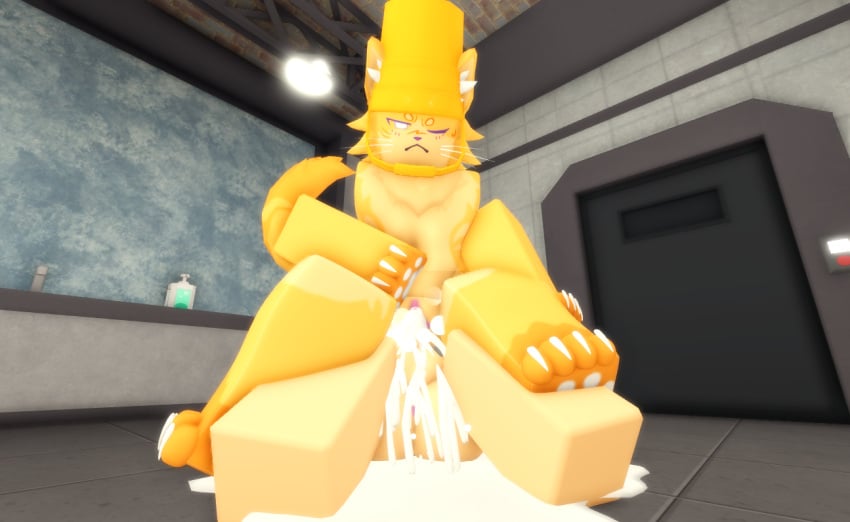 1boy 1cuntboy 3d andromorph anthro balls catte_(kaiju_paradise) cock cum cum_in_pussy cum_inside cumshot cuntboy embarrassed furry human impregnation intersex kaiju_paradise male male/intersex ravenuwu roblox roblox_game robloxian self_upload sex unwanted_cumshot unwanted_impregnation vaginal_penetration