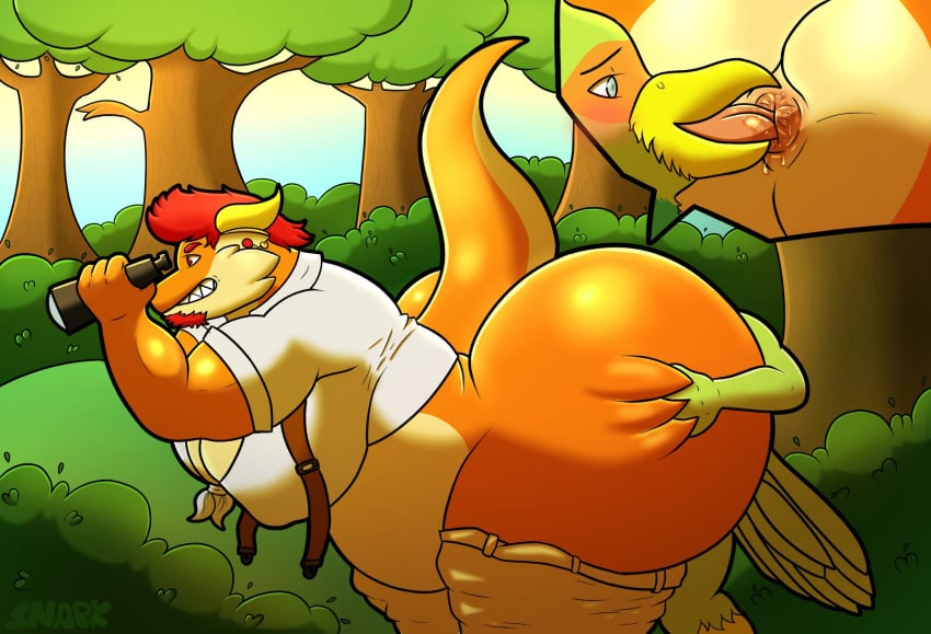 2boys avian big_ass big_ass_(male) big_butt bird dragon huge_ass huge_butt lucio_soliz male male/male male_only rimming rimming_male scalie