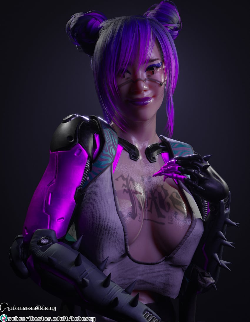 1girls 3d 3d_(artwork) alternate_version_available big_ass big_breasts breasts bust busty cd_projekt_red curvaceous curvy curvy_figure cyberpunk cyberpunk_(series) cyberpunk_2077 female female_focus hips hobossy hourglass_figure huge_ass huge_breasts large_ass large_breasts legs light-skinned_female light_skin mature mature_female purple_hair rita_wheeler slim_waist thick thick_hips thick_legs thick_thighs thighs top_heavy voluptuous waist wide_hips