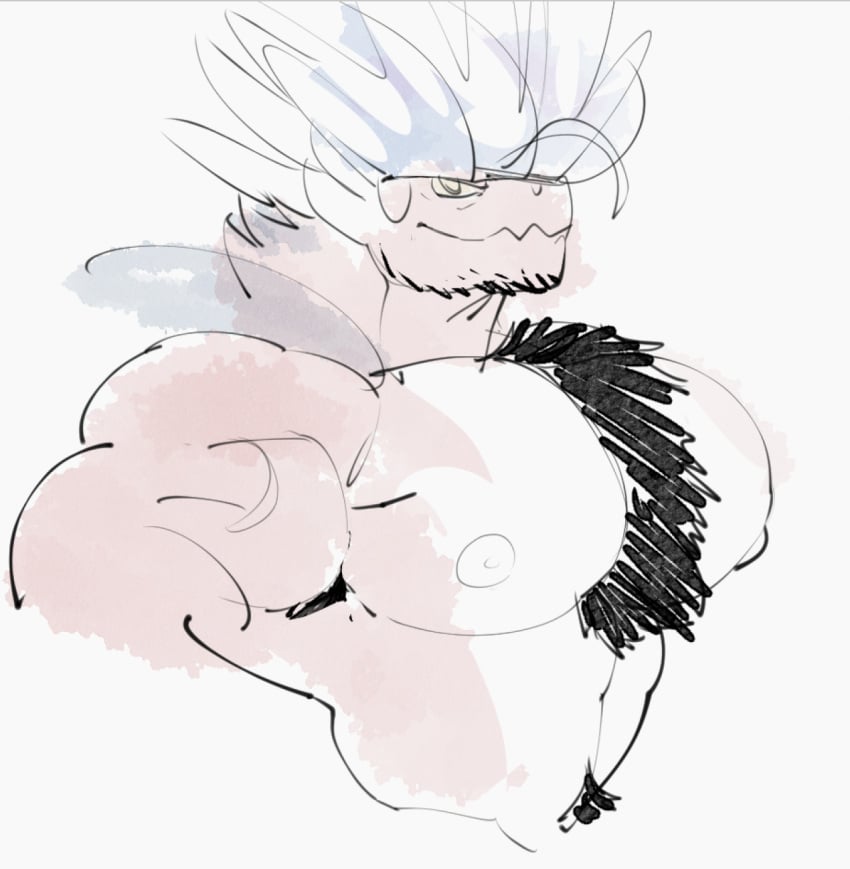 bara big_muscles chest_hair koraidon male male_only muscles muscular nintendo no_visible_genitalia nude pokémon_(species) pokemon pokemon_(species) ripped-saurian solo solo_male