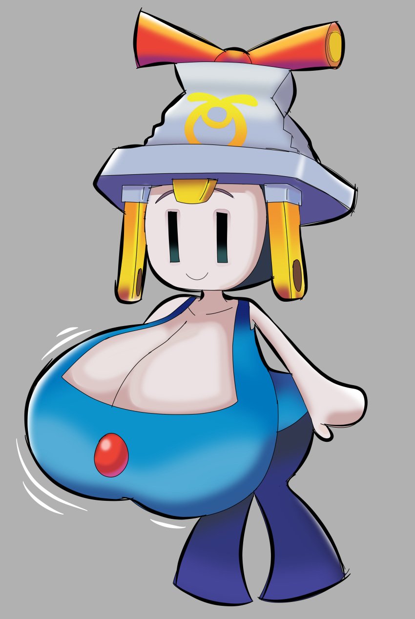 breast_expansion breasts_bigger_than_head cleavage clothed connie_(mario) female female_only huge_breasts mario_(series) mario_and_luigi:_brothership mario_and_luigi_(series) nintendo no_bra revealing_clothes shortstack yelladrill