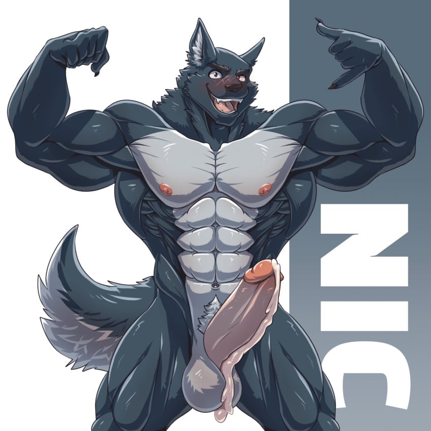 animalistic arvie balls blush bodybuilder bodybuilding boi boner cock cum cumming giant horny huge intensity male masculine muscle muscular naked nic nicdawerewoof non-human non-human_only orgasm penis shaka tktheanimal werewolf wild wolf