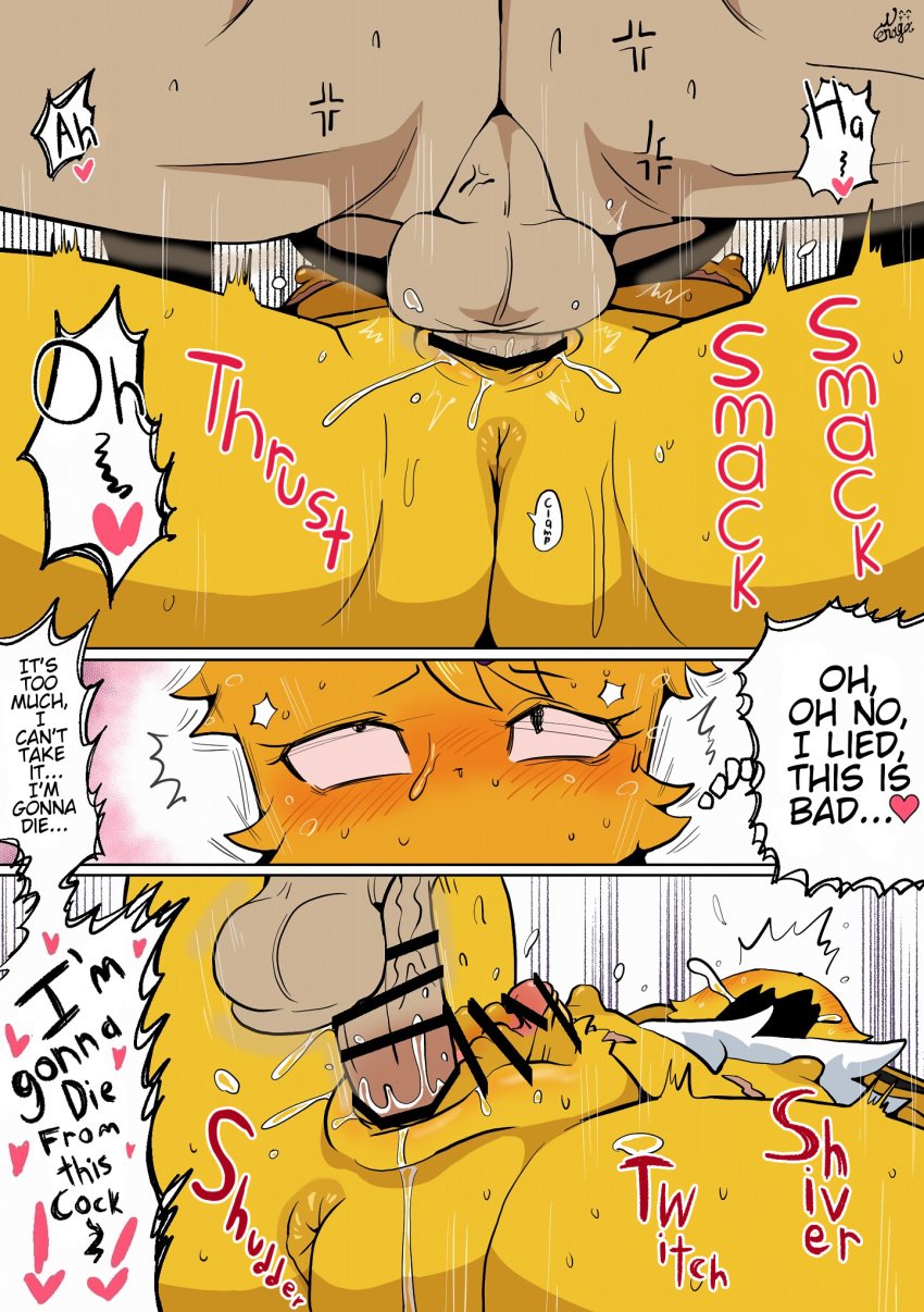 anthro comic_page english_text furry jolteon pokemon san_ruishin translated