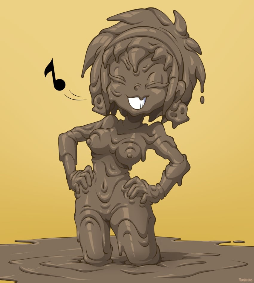 breasts cajarito completely_covered_in_mud completely_naked completely_nude covered_in_mud dirty dirty_girl female female_only mud muddy naked nipples nude rottytops shantae solo tagme zombie zombie_girl