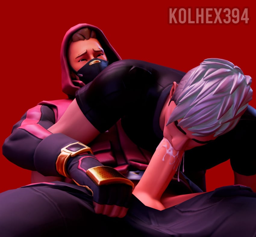 2boys drift_(fortnite) fortnite fortnite:_battle_royale gay kohlex oral silver_hair vendetta_(fortnite)