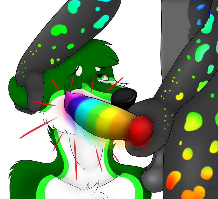 balls canine darek husky invalid_tag kitshokit knot male mammal matsi penis rainbow shy slap slapping wolf wolfskeh wolfsky yaoi ych