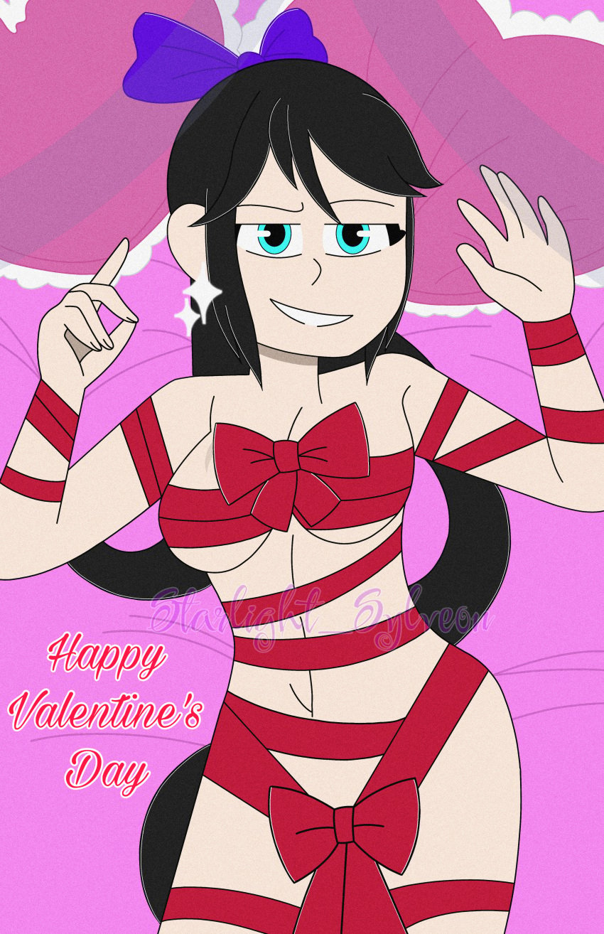 female glitch_productions oc_character starlight starlightsn1 tadc the_amazing_digital_circus the_amazing_digital_fight_club valentine's_day